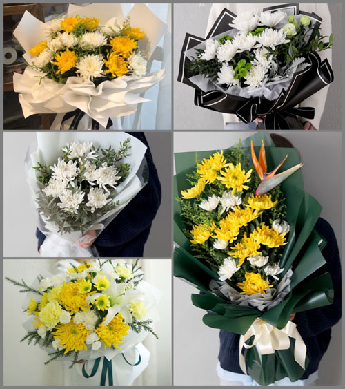 山东青岛莱西市孙受镇葛埠村白事花束代送